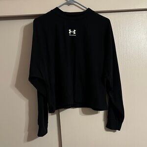 Under Armour Black Long Sleeve Knit Shirt